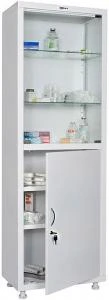Шкаф медицинский металлический Hilfe МД 1 1760/SG Шкаф медицинский металлический Hilfe МД 1 1760/SG